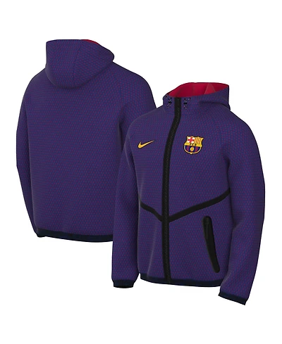 Nike Men's Blue Barcelona 2026/27 Anthem Dri-fit Full-Zip Hooded Jacket