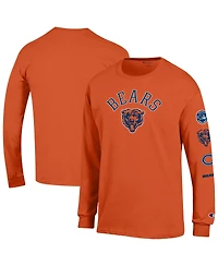 Champion Men's Orange Chicago Bears SealLong sleeves T-Shirt