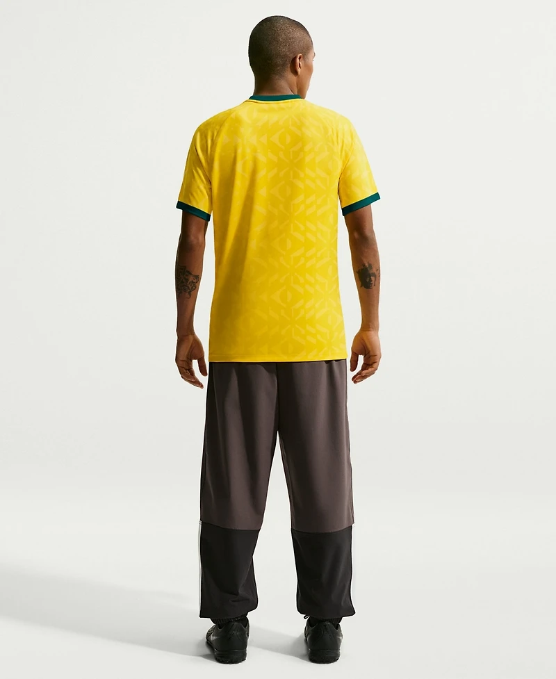 Nike Men's Yellow Brazil National Team Home Sublimated Dri-fit Soccer Top