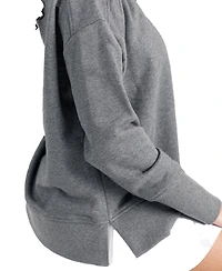 Gameday Couture Women's Gray Houston Texans French Terry V-Neck Pullover Sweatshirt