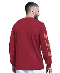Starter Men's Burgundy Washington Commanders Clutch Hit Ii Long-Sleeve T-Shirt