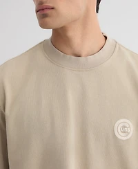 Fanatics Men's Sepia Tint Chicago Cubs Iconic Heavyweight T-Shirt