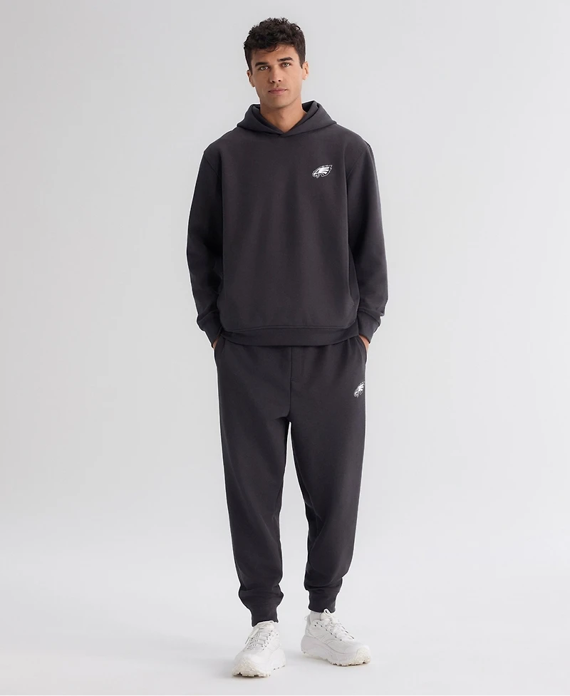 Fanatics Men's Charcoal Philadelphia Eagles Clutch Fleece Tri-Blend Joggers