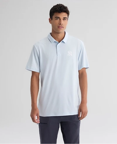 Fanatics Men's Light Blue New York Yankees Clutch Polo Shirt