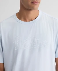 Fanatics Men's Light Blue Philadelphia Phillies Clutch Winning Edge T-Shirt