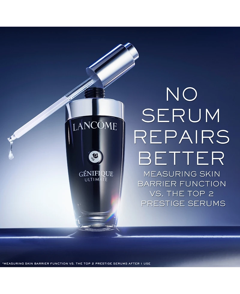 Lancome 3-Piece Genifique Ultimate Recovery Face Serum & Eye Cream Skincare Set