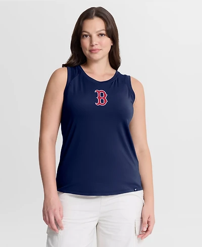 Fanatics Women's Navy Boston Red Sox Draped Mesh Back Performance Tank Top