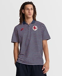 Nike Men's Navy Boston Red Sox Cooperstown Collection Dri-fit Victory Striped Polo Shirt