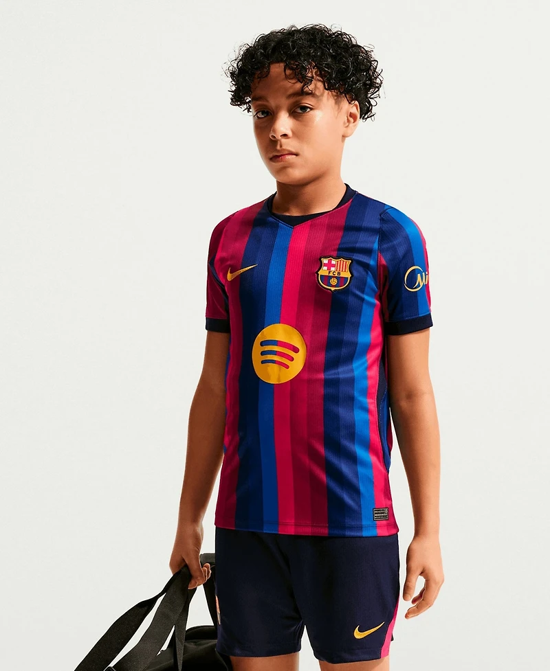 Nike Big Boys and Girls Red Barcelona 2026/27 Home Stadium Replica Jersey
