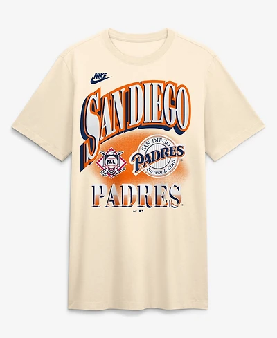 Nike Men's Natural San Diego Padres Tri-Blend T-Shirt
