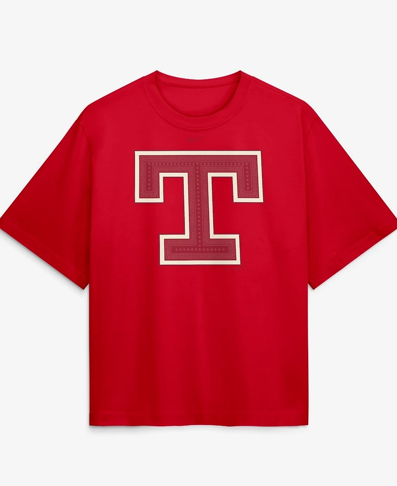 Nike Women's Red Texas Rangers Premium Essentials Relaxed Boxy T-Shirt