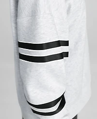 Gameday Couture Women's Ash Ohio State Buckeyes Off the Grid Oversized Fleece Sweatshirt
