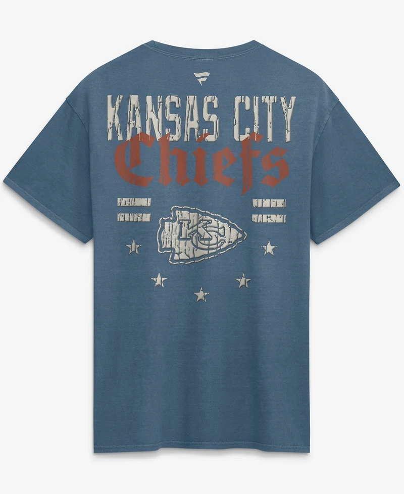 Fanatics Men's Blue Kansas City Chiefs Washed Americana T-Shirt