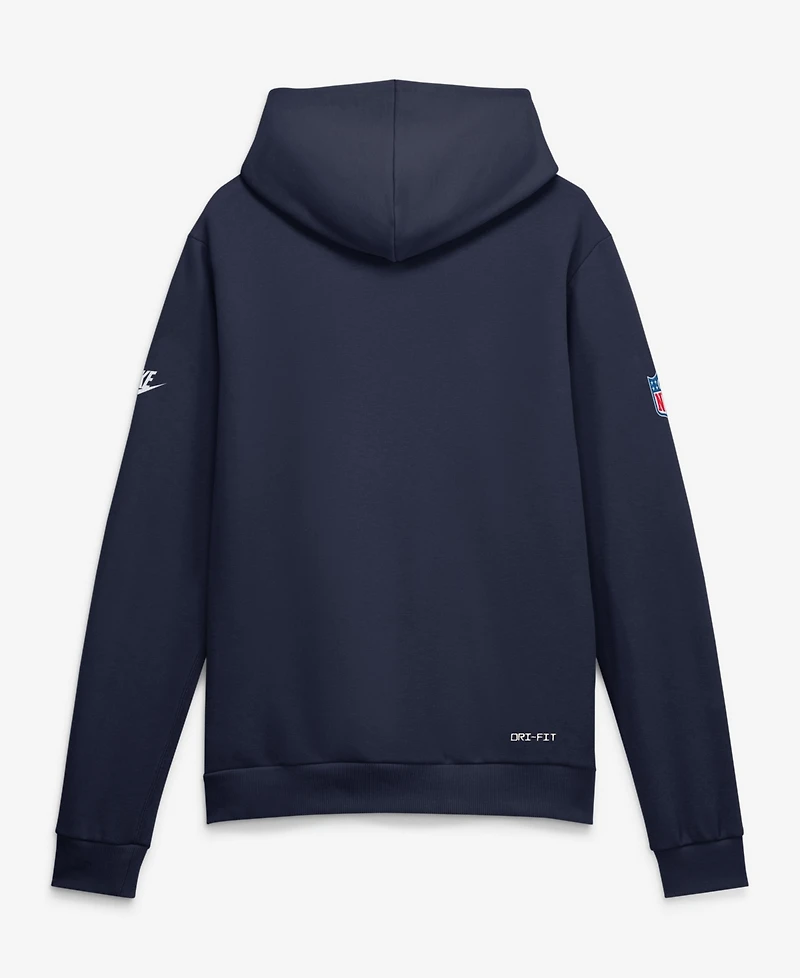 Nike Men's Navy New York Giants Standard Issue ReplayAlternate Dri-fit Hoodie