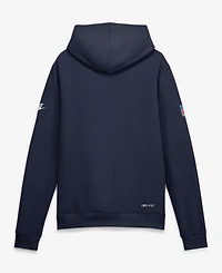 Nike Men's Navy New York Giants Standard Issue ReplayAlternate Dri-fit Hoodie