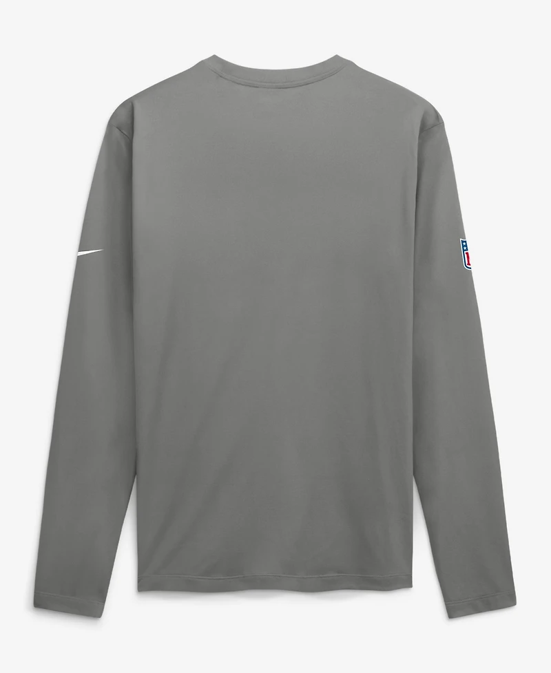 Nike Men's Gray Buffalo Bills Legend Small Logo Dri-FITLong sleeves T-Shirt