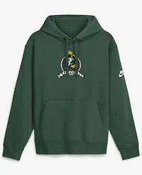 Nike Men's Green Bay Packers Short Pass Rewind Club Fleece Hoodie