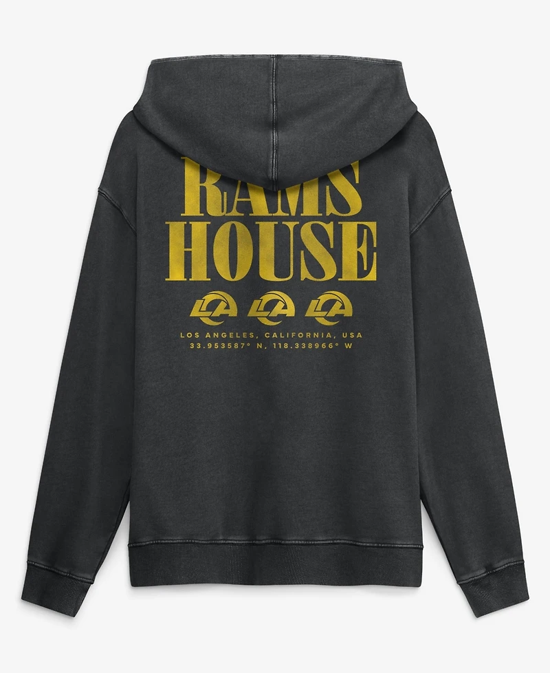 Fanatics Men's Black Los Angeles Rams Relaxed Intense Rivalry French Terry Hoodie