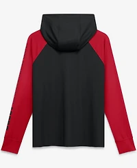 Fanatics Women's Black/Scarlet San Francisco 49ers Cornerback Blitz Raglan Full-Zip Hoodie