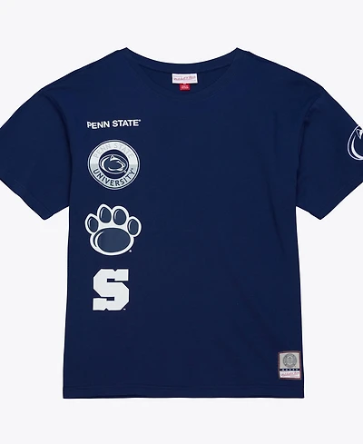 Mitchell & Ness Men's Navy Penn State Nittany Lions Double Clutch Premium T-Shirt