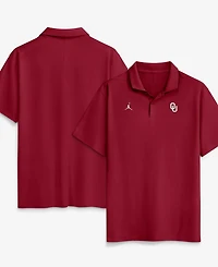Jordan Men's Crimson Oklahoma Sooners Primetime Victory Plus Dri-fit Polo Shirt