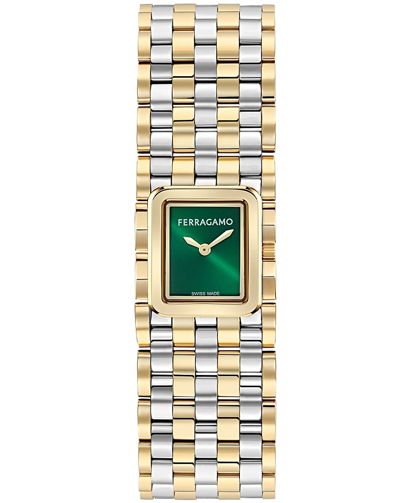 Ferragamo Women's Two-Tone Stainless Steel Bracelet Watch 19mm