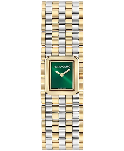Ferragamo Women's Two-Tone Stainless Steel Bracelet Watch 19mm