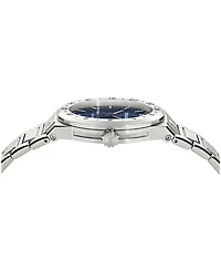 Ferragamo Men's Silver Stainless Steel Bracelet Gmt Watch 41mm