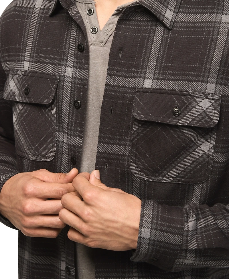 Lucky Brand Men's Plaid Brushed Shirt