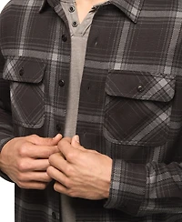 Lucky Brand Men's Plaid Brushed Shirt