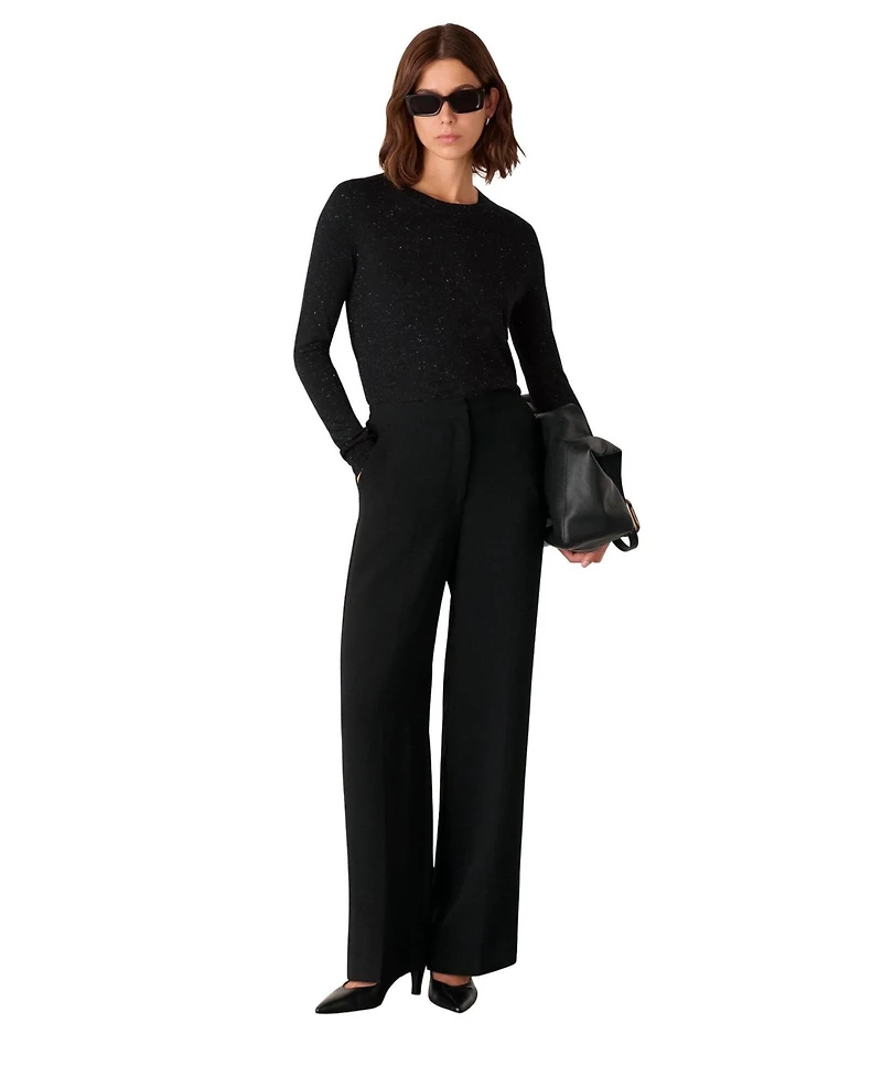 Whistles Women's Annie Sparkle Knit Top