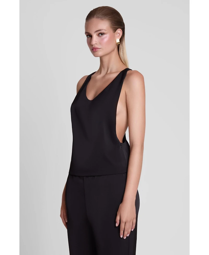 Leau Women's Suri Satin Racerback Top
