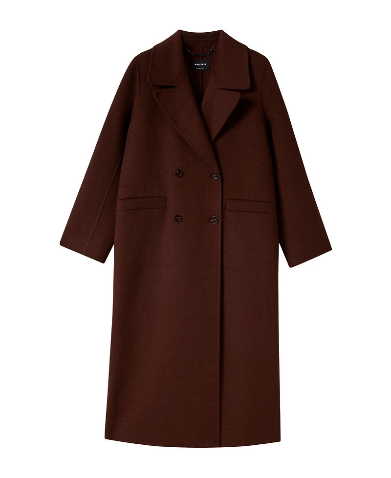 Whistles Women's Relaxed Double Faced Midi Coat