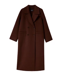 Whistles Women's Relaxed Double Faced Midi Coat