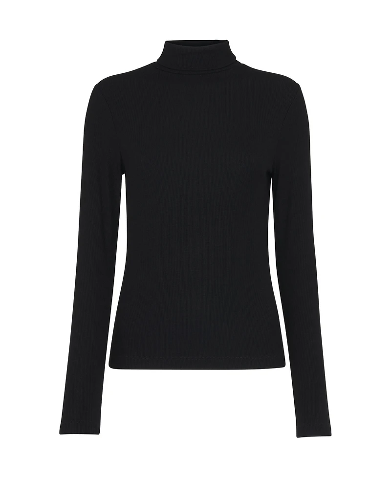 Whistles Women's Essential Ribbed Polo Top
