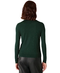 Whistles Women's Annie Sparkle Crew Neck Top
