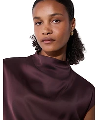 Whistles Women's Cowl Neck Halter Top