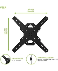 Kanto PS100 Tilting Swivel Tv Mount, Up to 60"