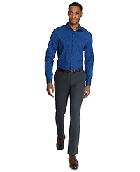 ConStruct Men's Slim-Fit 4-Way Stretch Floral-Print Dress Shirt