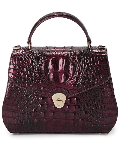 Brahmin Annalise Melbourne Small Leather Satchel Handbag