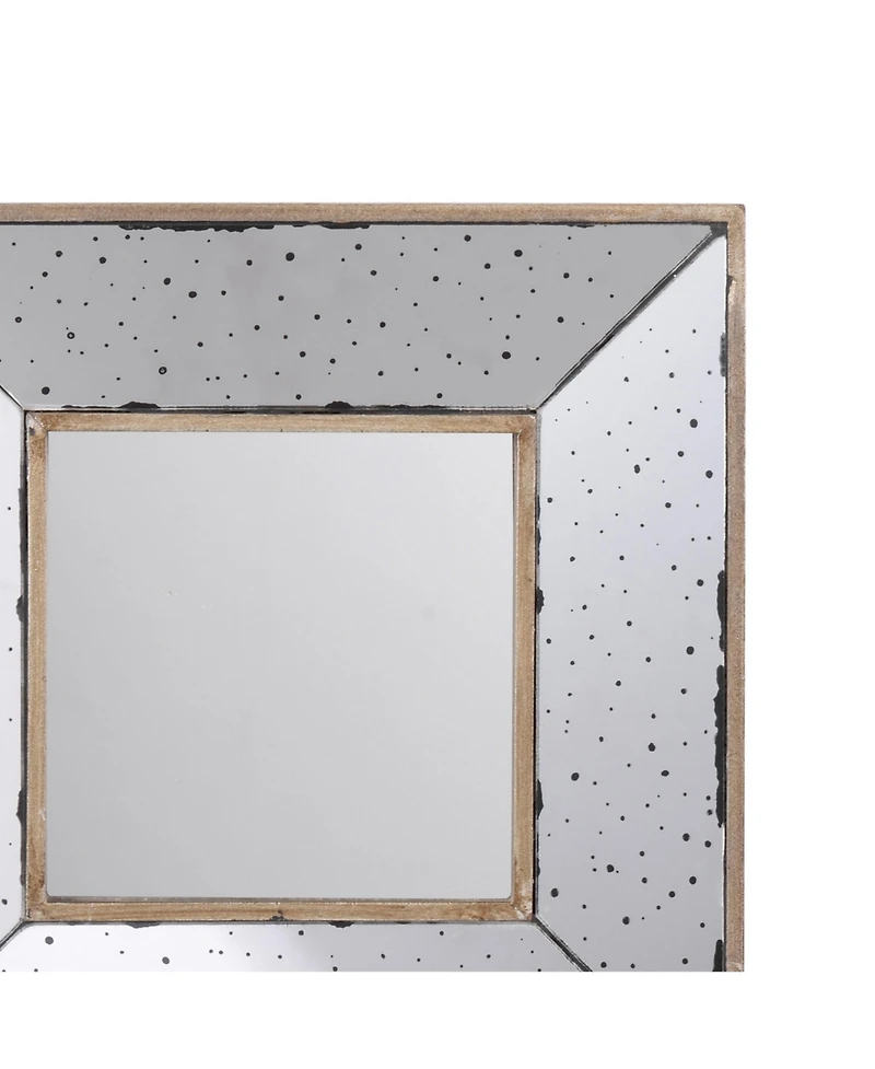 Busdays 12 Inch Square Joe Wall Mirror 3D Speckled