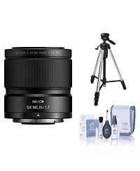 Nikon Nikkor Z Dx Mc 35mm f/1.7 Macro Lens with Tripod, Compatible with Nikon Z Series Cameras