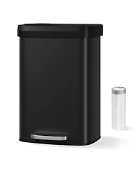 gaomon Gal Step-on Kitchen Stainless Steel Trash Can