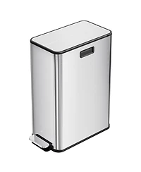 gaomon 2 x 28L Dual Compartment Trash and Recycling Bin, Kitchen Garbage Can for Home, Office, Living Room