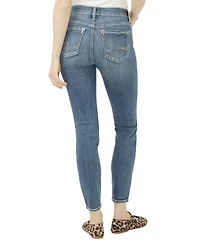 Silver Jeans Co. Women's Suki Curvy Fit Mid-Rise Medium Wash