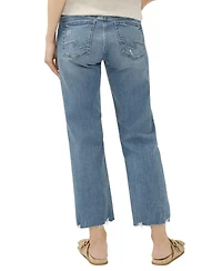 Silver Jeans Co. Women's Suki Mid-Rise Wide-Leg Curvy-Fit