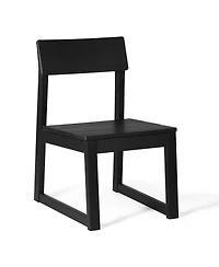 WestinTrends Modern Hdpe Outdoor Armless Patio Dining Chairs (Set of 2)