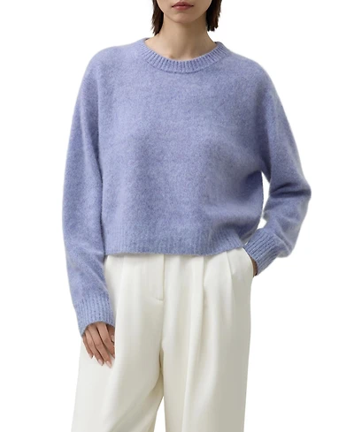 Lilysilk Women's Brushed Two-Tone Seamless Cashmere Sweater