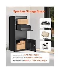 Vevor Package Delivery Boxes for Outside Anti-Theft Lockable Parcel Drop Box