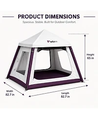 Ltmate Global Inc.Lightweight Inflatable Camping Tent – Easy Setup, Perfect for Beach and Travel